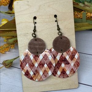 Genuine Leather Earrings
